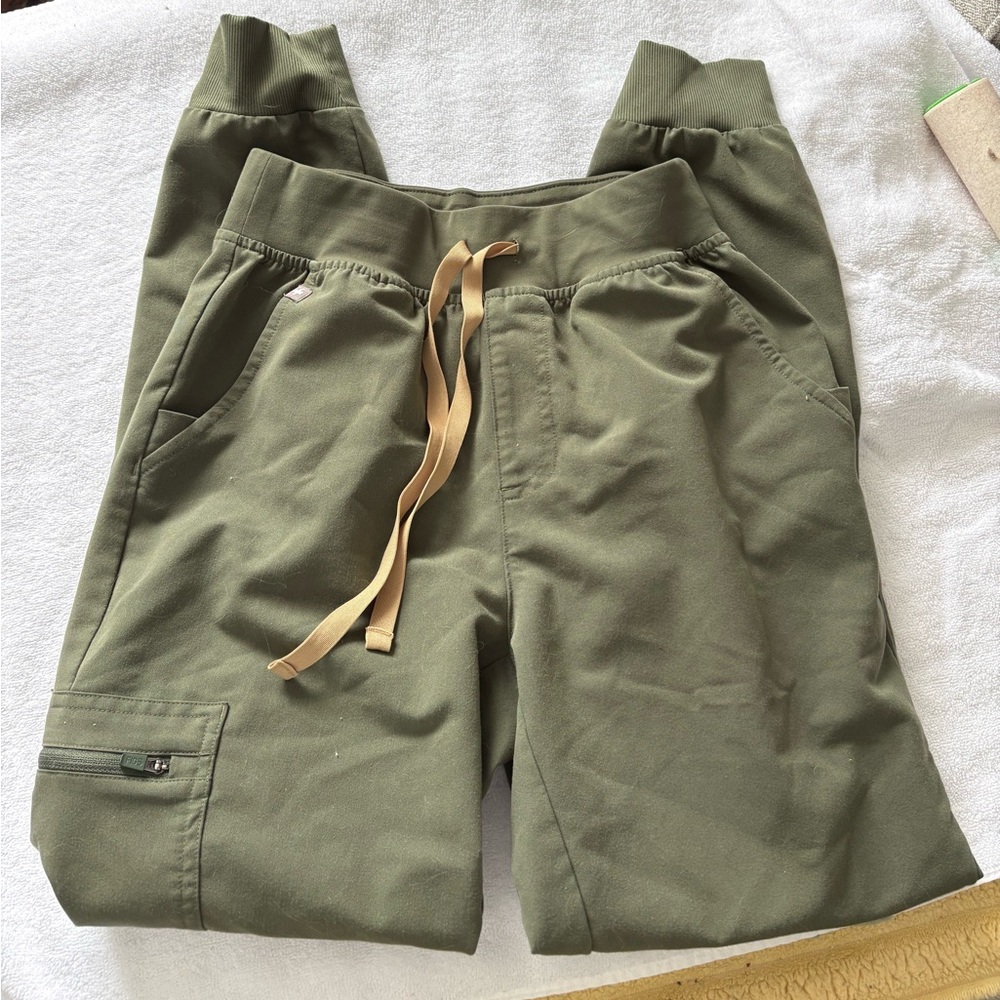 Figs Olive Green scrubs Pants